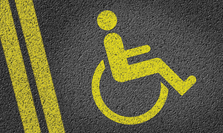 handicap parking sign 